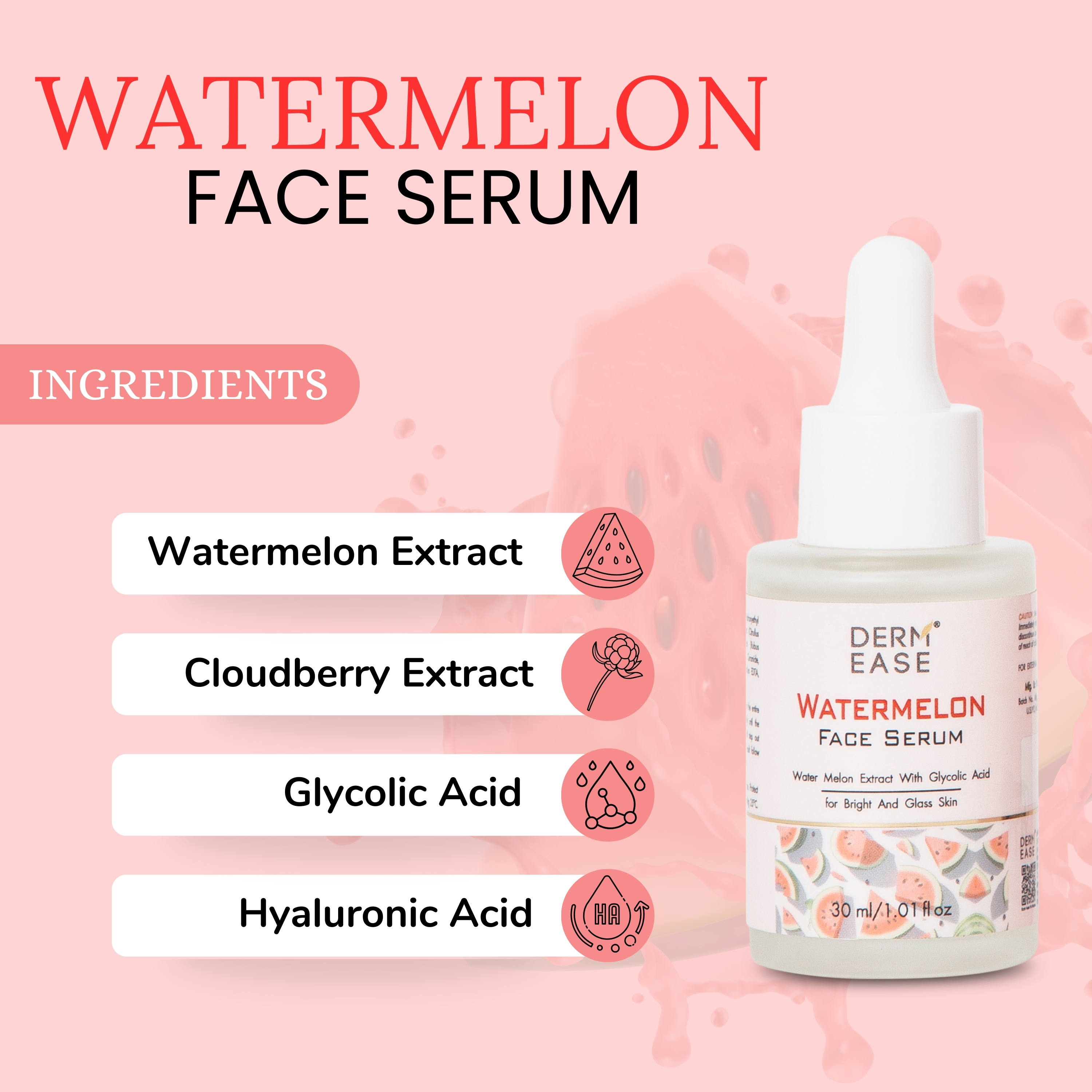 DERM EASE WATERMELON FACE SERUM